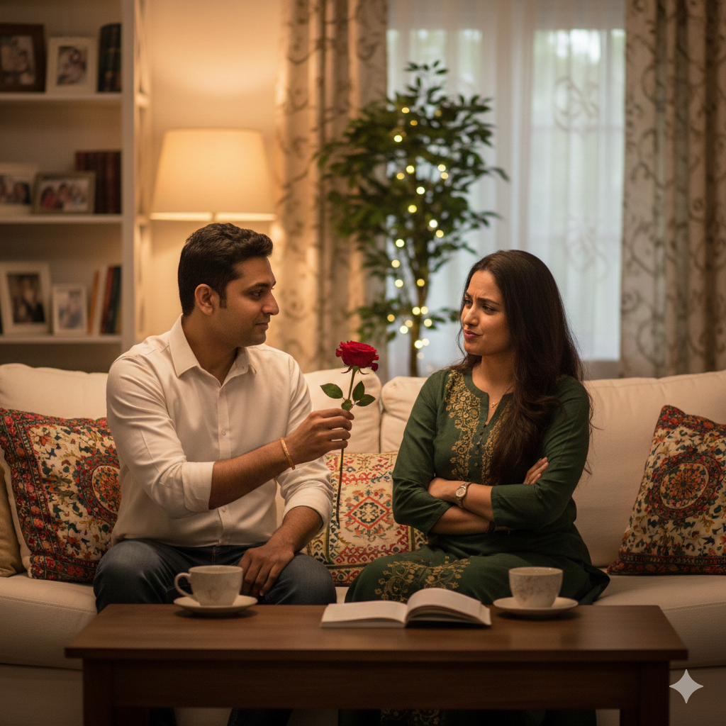 नाराज पत्नी को कैसे खुश करें