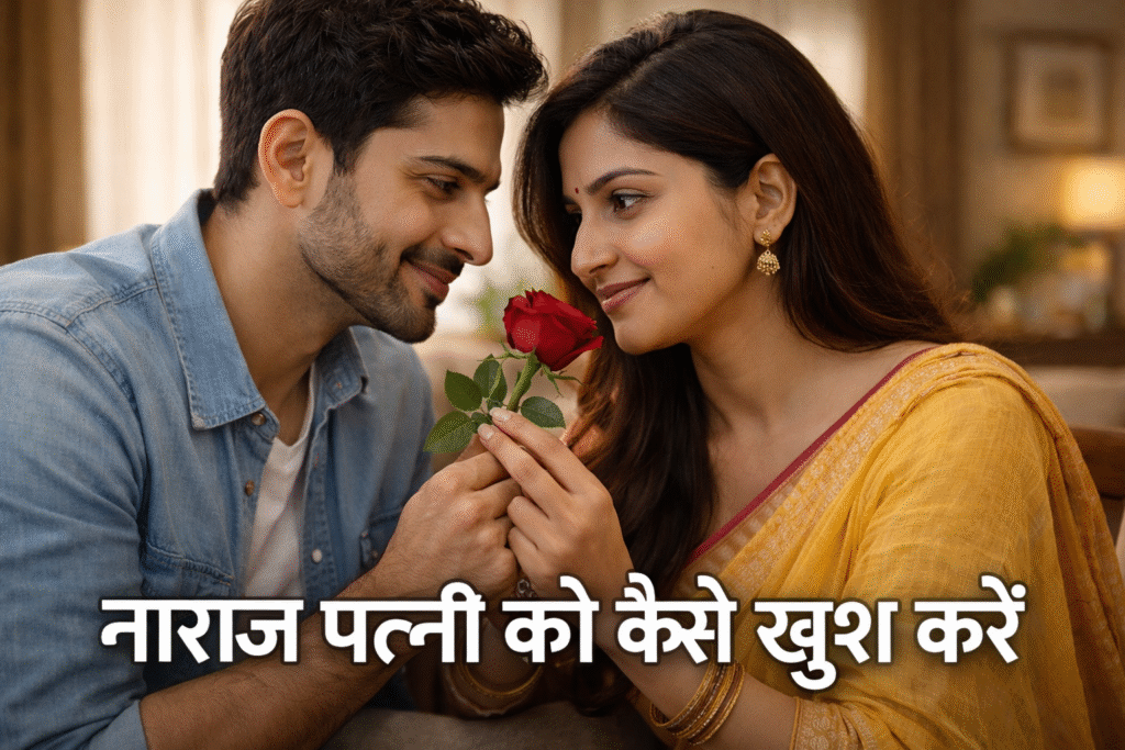 नाराज पत्नी को कैसे खुश करें